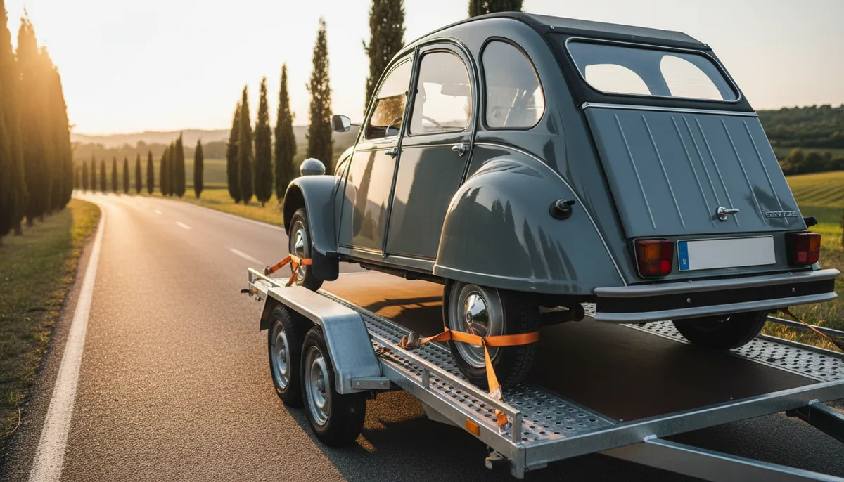 Remorque porte-voiture légère 750 kg spéciale 2CV : prix et guide d'achat